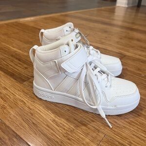 NWT Adidas Kids' White High-Top Sneakers